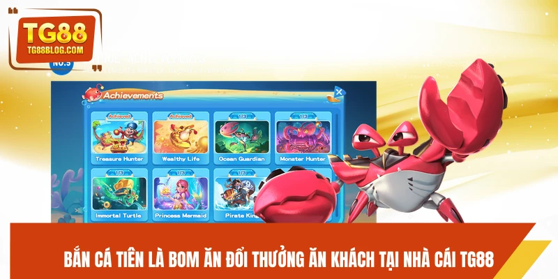 Bắn Cá Tiên TG88 - Đồ Họa Đỉnh Cao, Trúng Thưởng Dễ Dàng 5 Bắn cá Tiên là bom ăn đổi thưởng ăn khách tại nhà cái TG88